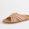 Shoes Inuovo | Raffia Slide Sandal Cafe