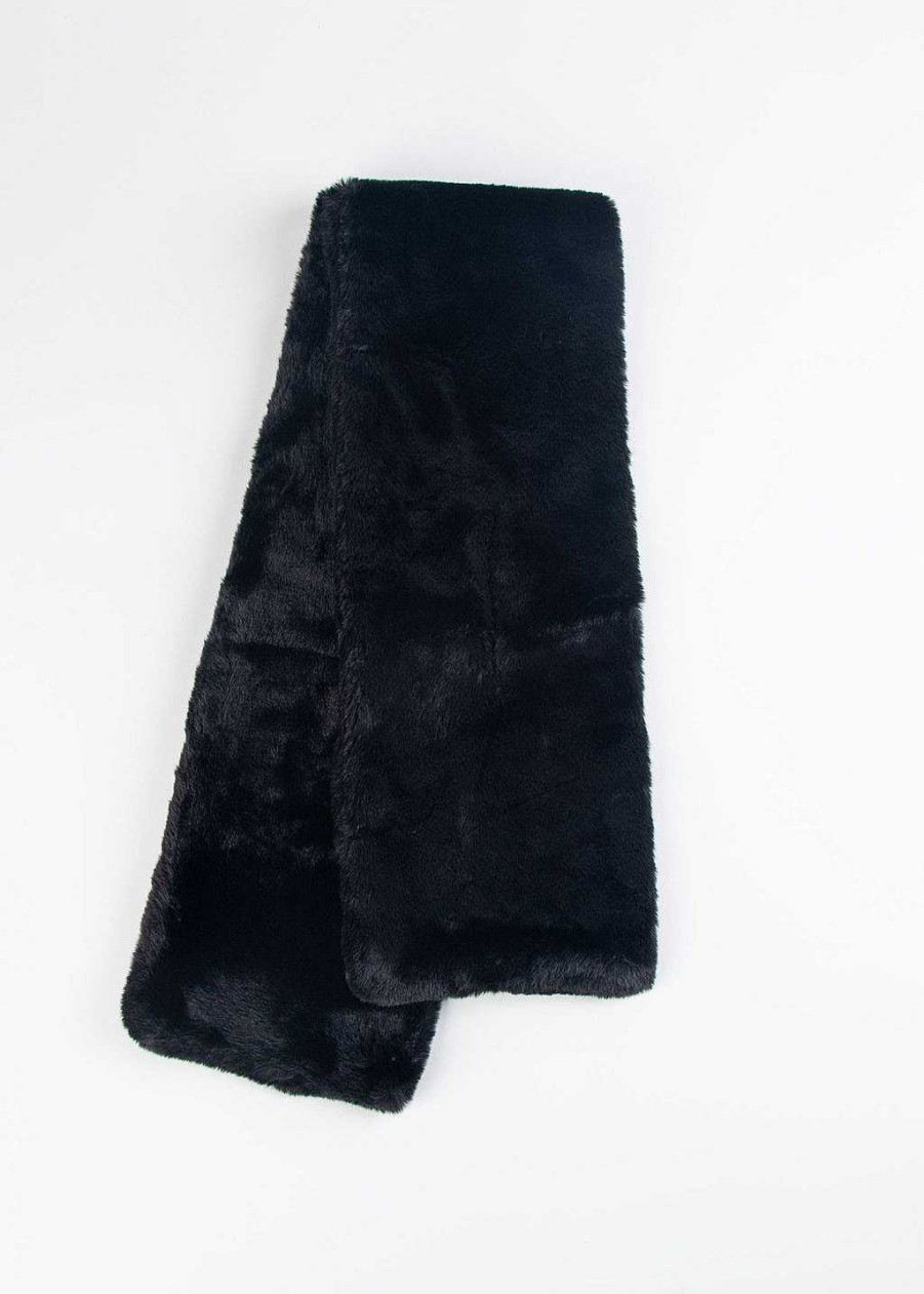 Accessories Apparis | Bambi Faux Fur Scarf Black