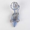 Shoes L'idea by Lori | Jeweled Slingback Pump Blue Metallic