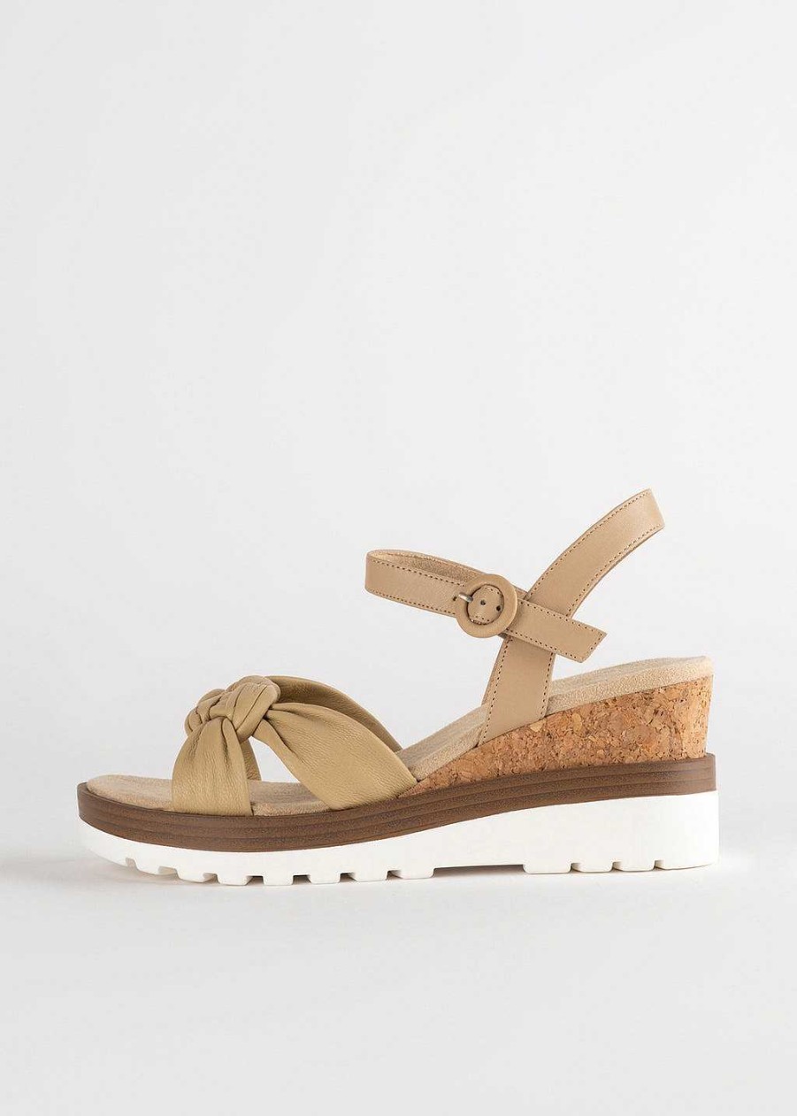 Shoes Vaneli | Clew Wedge Sandal Ecru Nappa