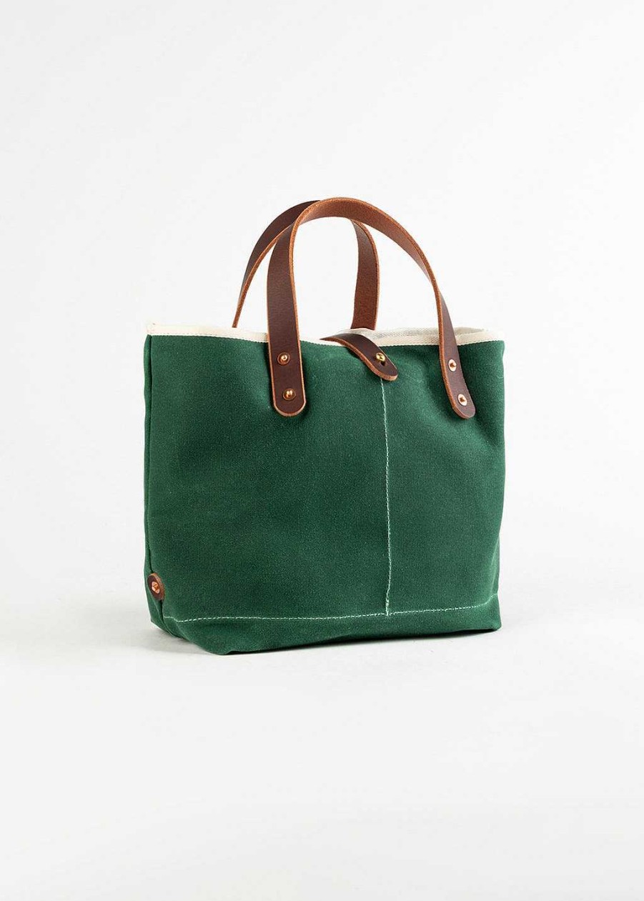 Handbags Armitage Avenue | Canvas All Day Mini Tote Green