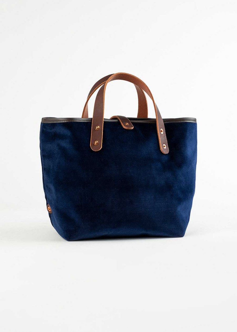 Handbags Armitage Avenue | Velvet All Day Mini Tote Navy