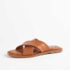 Shoes Inuovo | Flat Crossband Sandal Coconut Leather