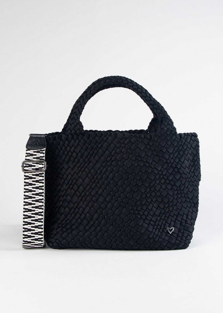 Handbags Prenelove | London Woven Tote Black