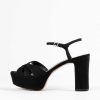 Shoes Schutz | Keefa Platform Sandal Black Suede