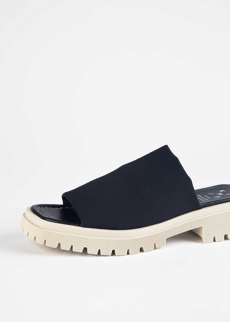 Shoes KMB | Rose Slide Sandal Black