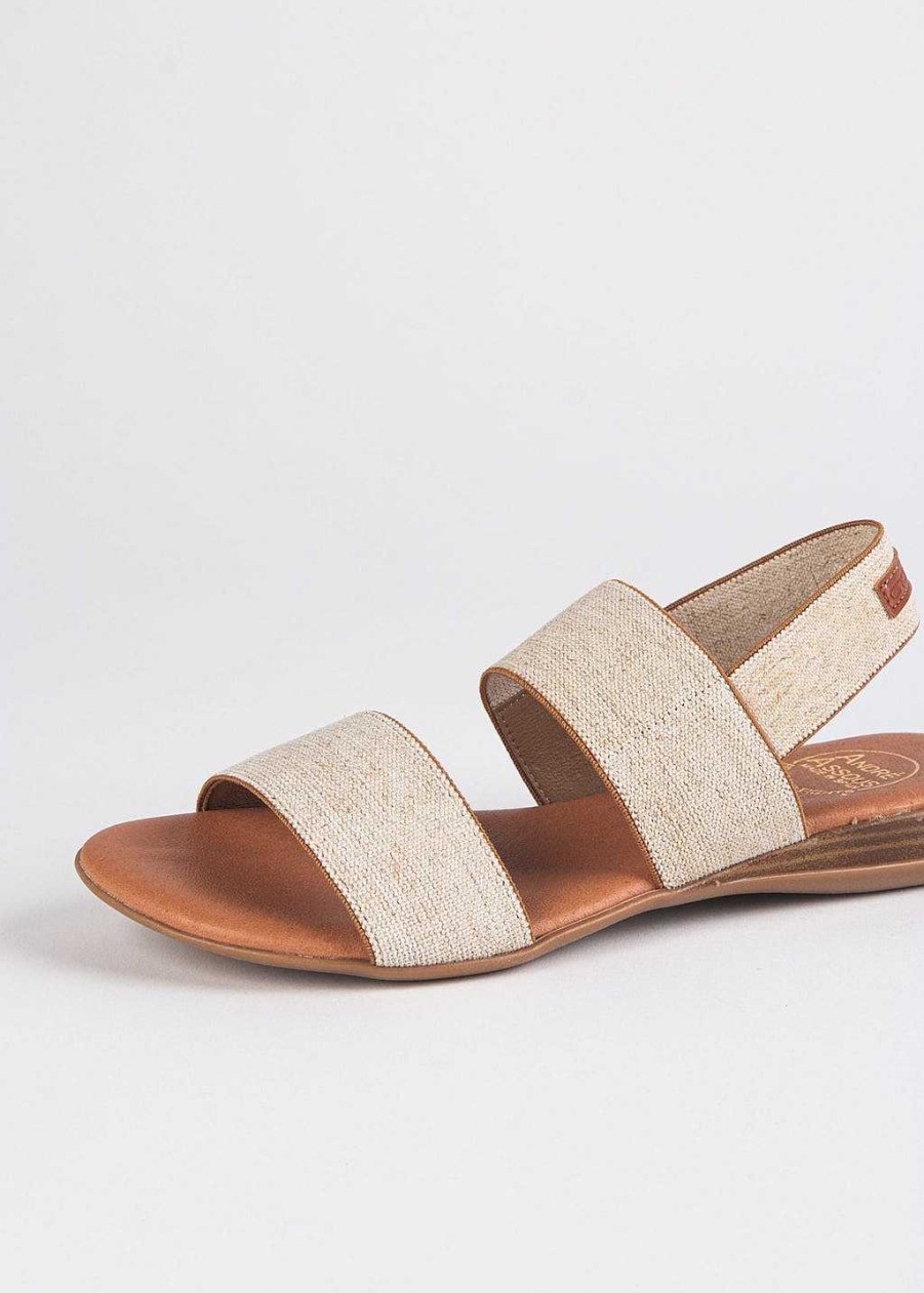 Shoes Andre Assous | Nigella Slingback Sandal Natural