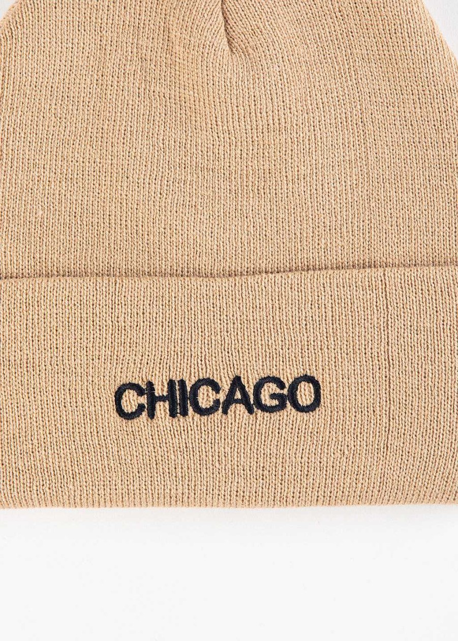 Accessories Intentionally Blank | Chicago Beanie Beige