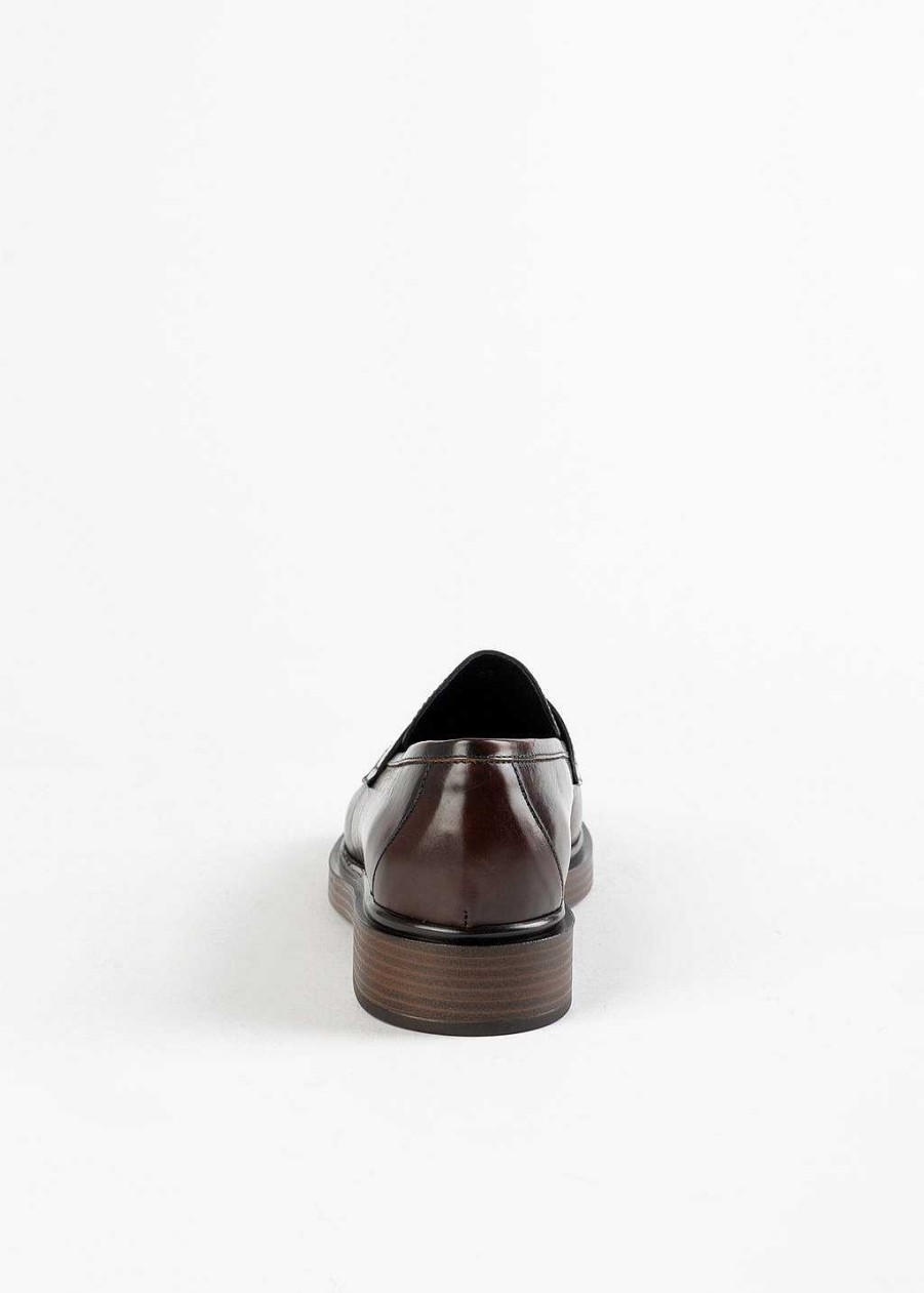 Shoes L'idea by Lori | Leather Penny Loafer Brown Leather