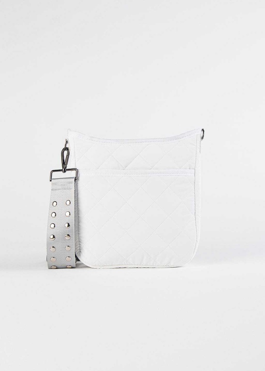 Handbags Haute Shore | Nikki Cloud Crossbody Bag White