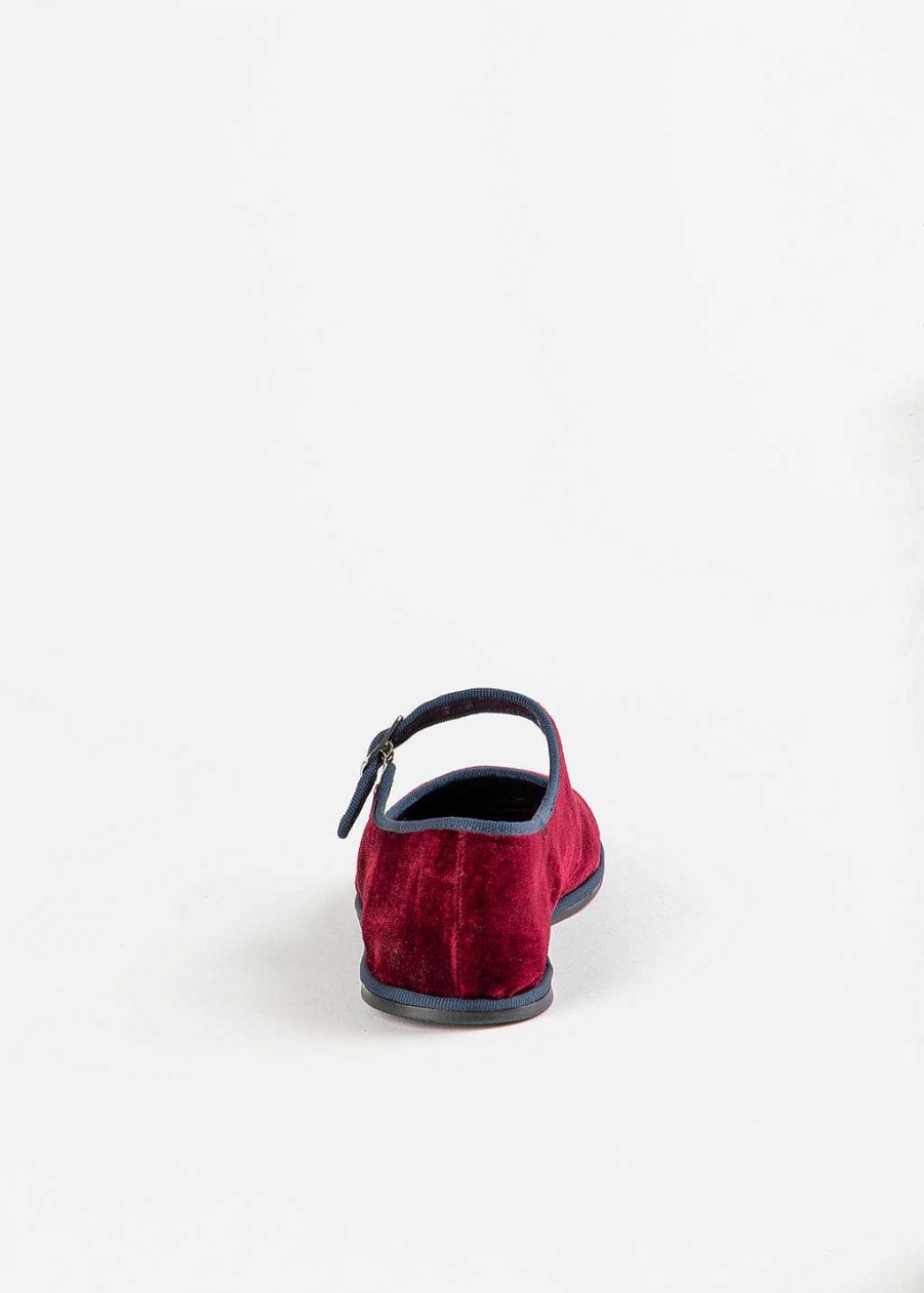 Shoes Schutz | Clarissa Velvet Mary Jane Wine