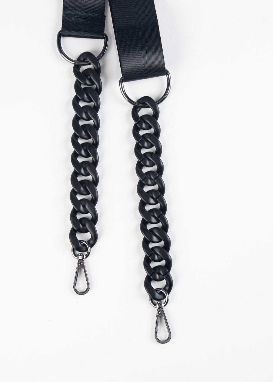 Handbags Haute Shore | Bonnie Chain Link Strap Black