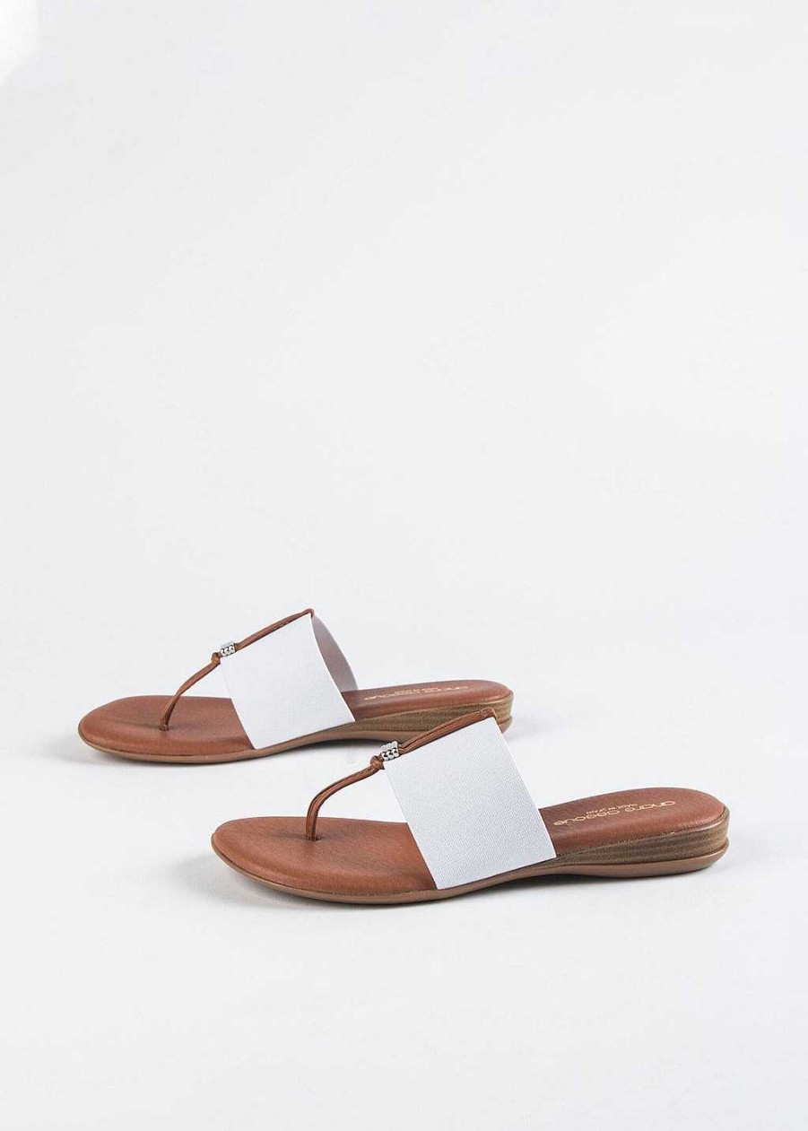 Shoes Andre Assous | Nice Slide Sandal White