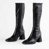 Shoes Vagabond Shoemakers | Hedda Knee High Boot Black Leather