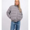 Apparel Central Park West | Aubrey Cable Puffer Jacket Xs