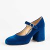 Shoes Fabio Rusconi | Velvet Mary Jane Blue