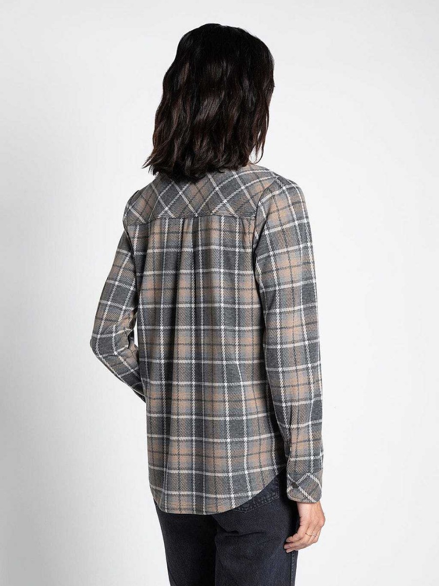 Apparel Thread and Supply | Lewis Button Down Shirt Tan Plaid