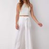 Apparel Bella Dahl | Emma Wide Leg Crop Pant White