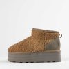 Shoes MA '91 | Sherpa Slipper Bootie Taupe