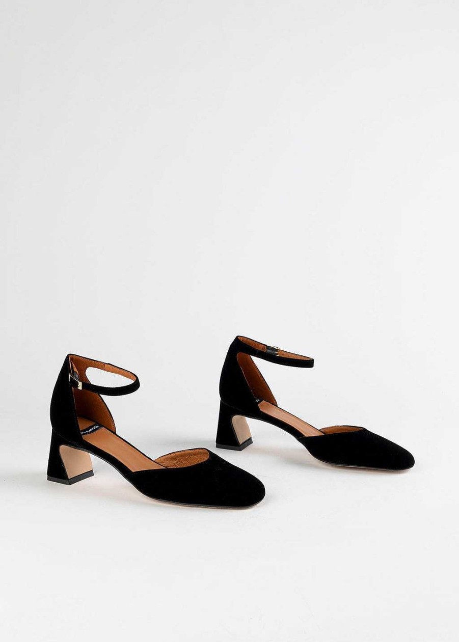 Shoes Ángel Alarcón | Velvet Pump Black Velvet