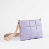 Handbags Chinese Laundry | Quilted Nylon Crossbody Lilac