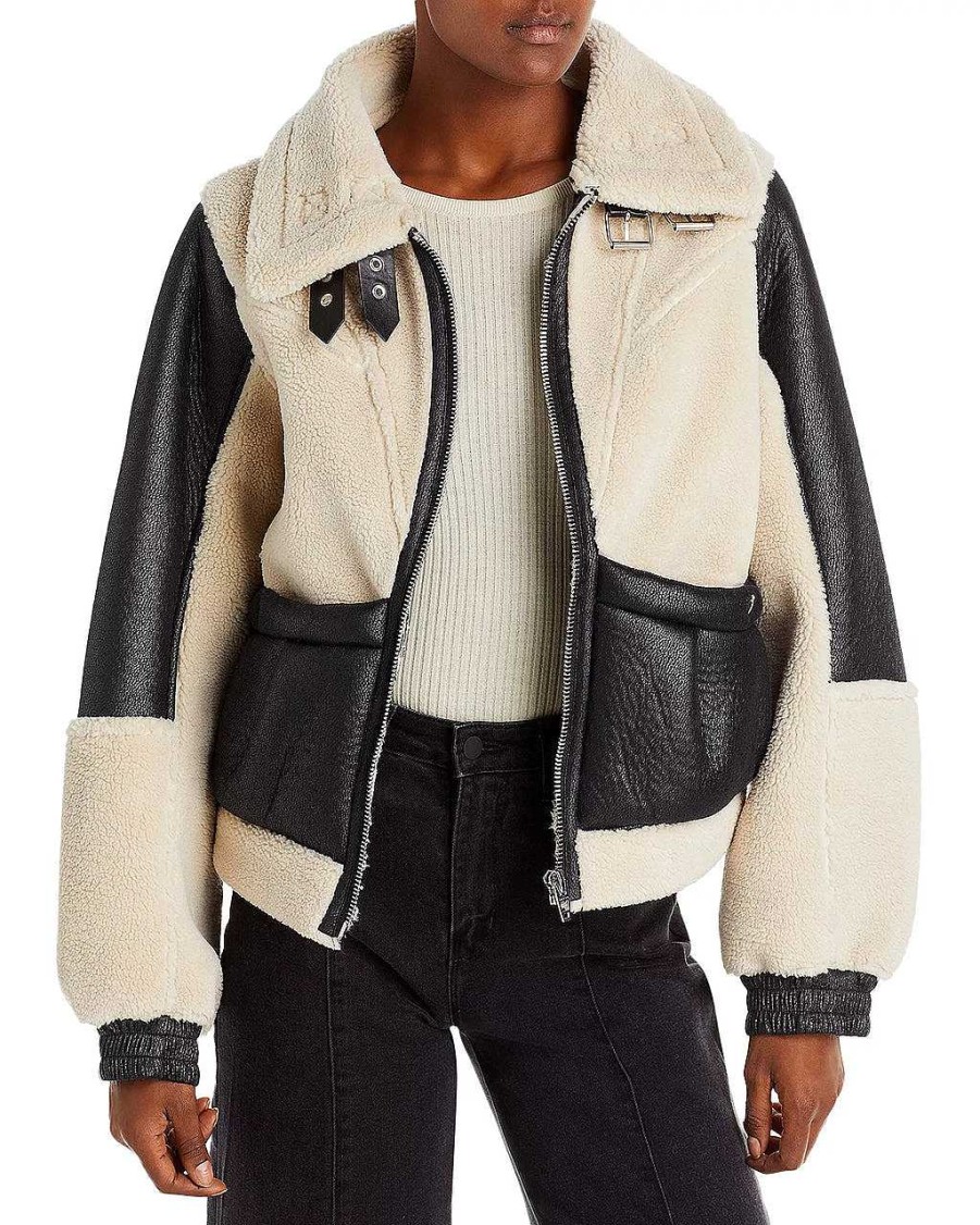 Apparel Blank NYC | Blaze Out Sherpa Jacket Black