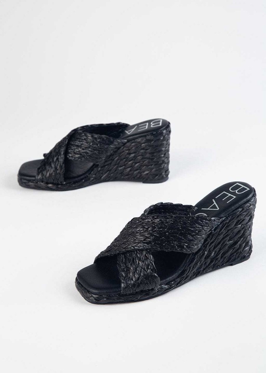 Shoes Beach By Matisse | Bondi Espadrille Wedge Black