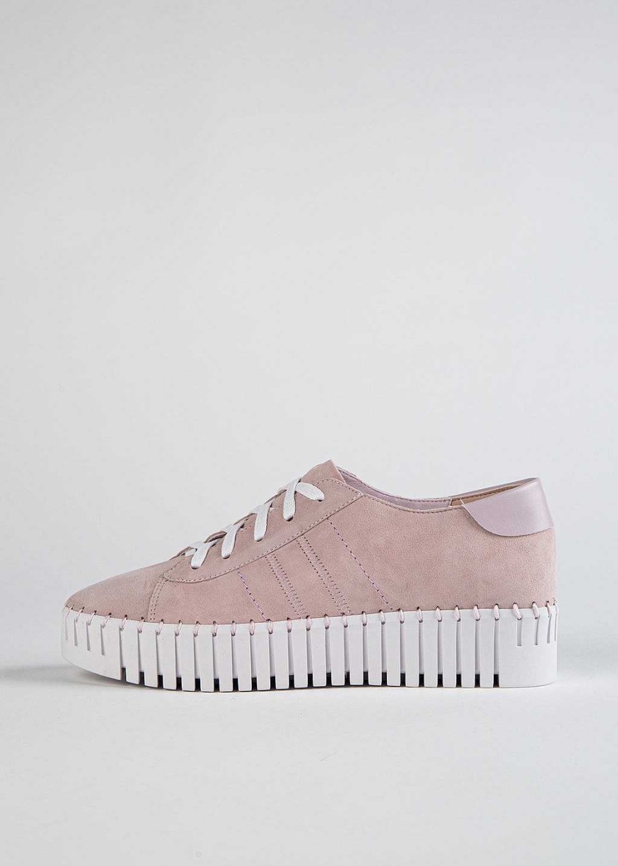 Shoes Silent D | Burrel Lace Up Sneaker Lilac