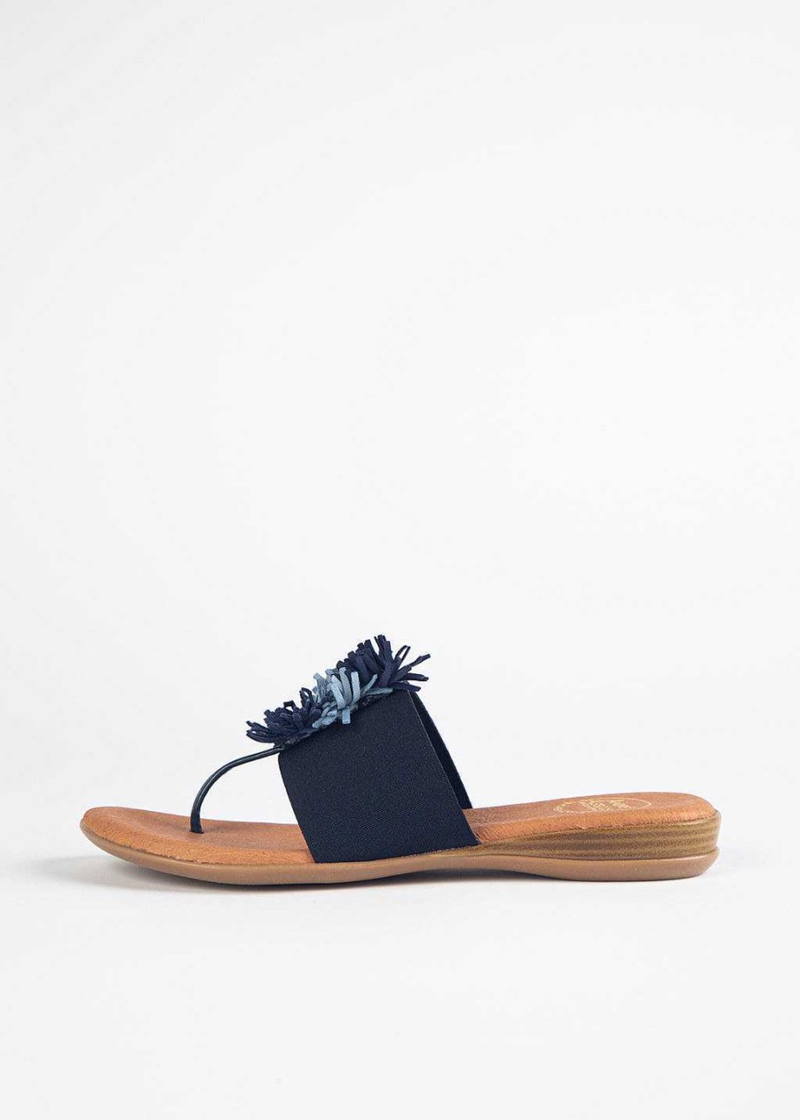 Shoes Andre Assous | Novalee Thong Sandal Navy Multi