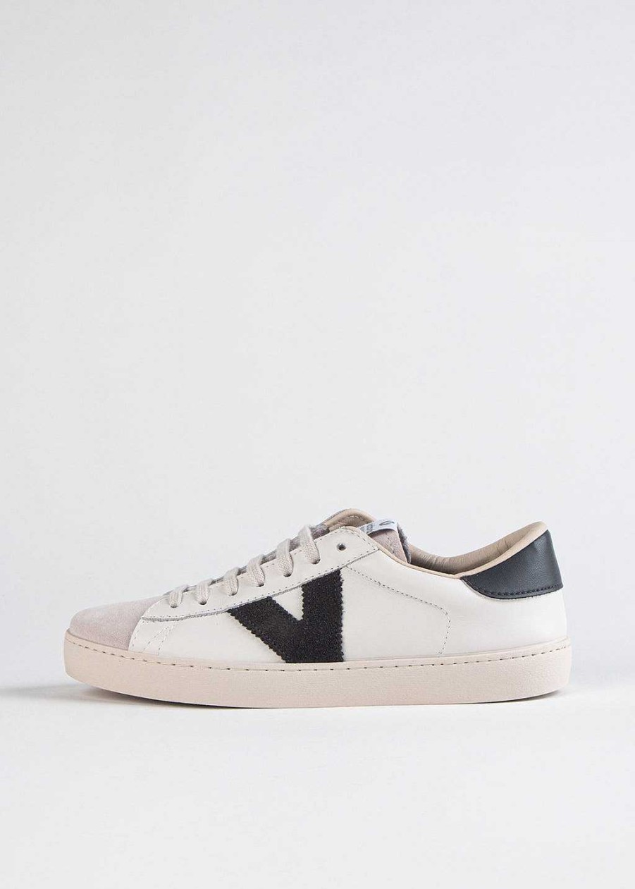 Shoes Victoria Shoes | Berlin Sneaker Anthracite Leather