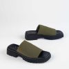 Shoes KMB | Rose Slide Sandal Olive