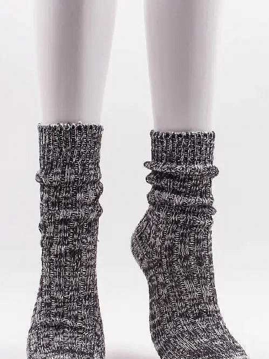 Accessories Armitage Avenue | Organic Cotton Crew Socks Charcoal