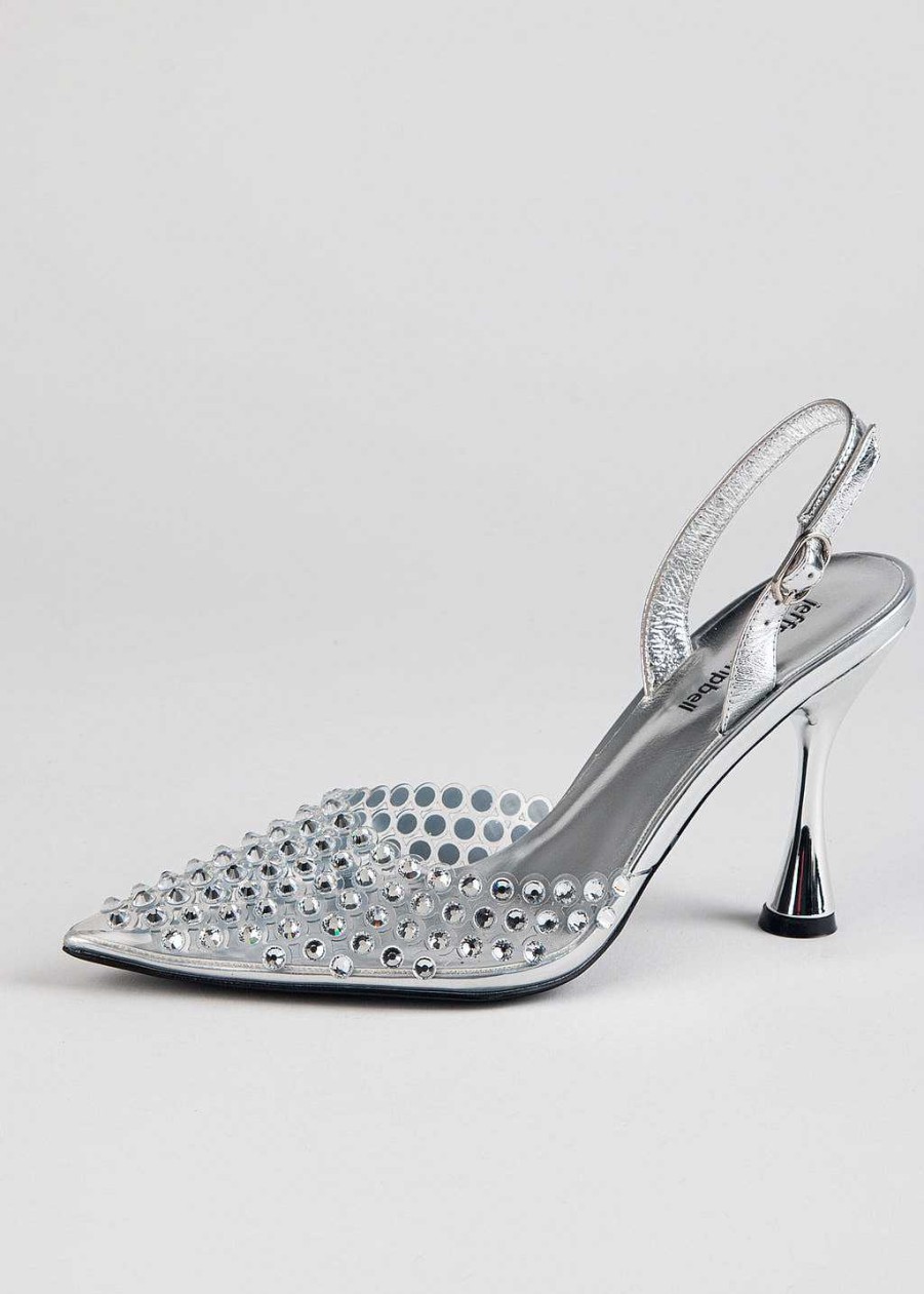 Shoes Jeffrey Campbell | Shiner Slingback Pump Silver