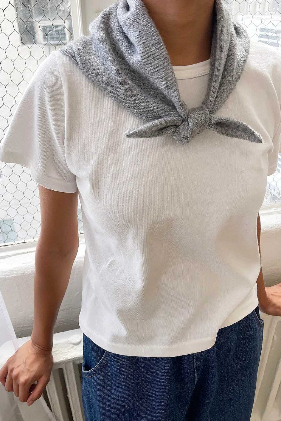 Accessories Le Bon Shoppe | Cashmere Blend Bandana Grey