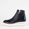 Shoes Silent D | Nene Platform Boot Black Leather