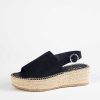 Shoes L'idea by Lori | Teka Platform Espadrille Black Suede