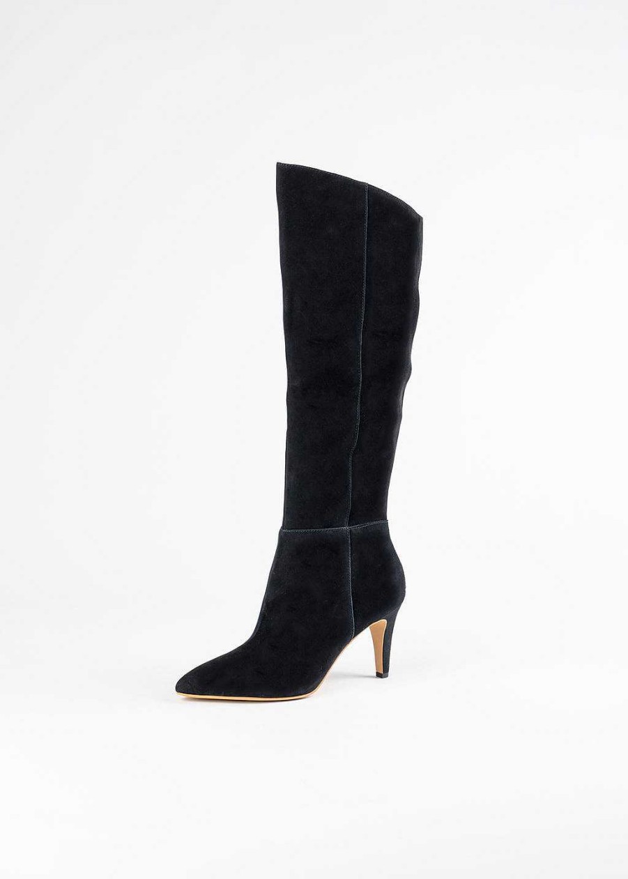 Shoes Dolce Vita | Haze Knee High Boot Onyx Suede