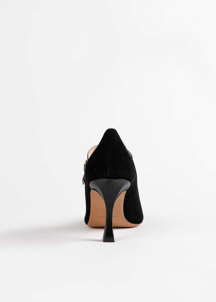 Shoes Fabio Rusconi | Heeled Mary Jane Black Suede