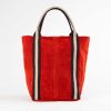 Handbags Armitage Avenue | Melody Suede Tote Red Multi