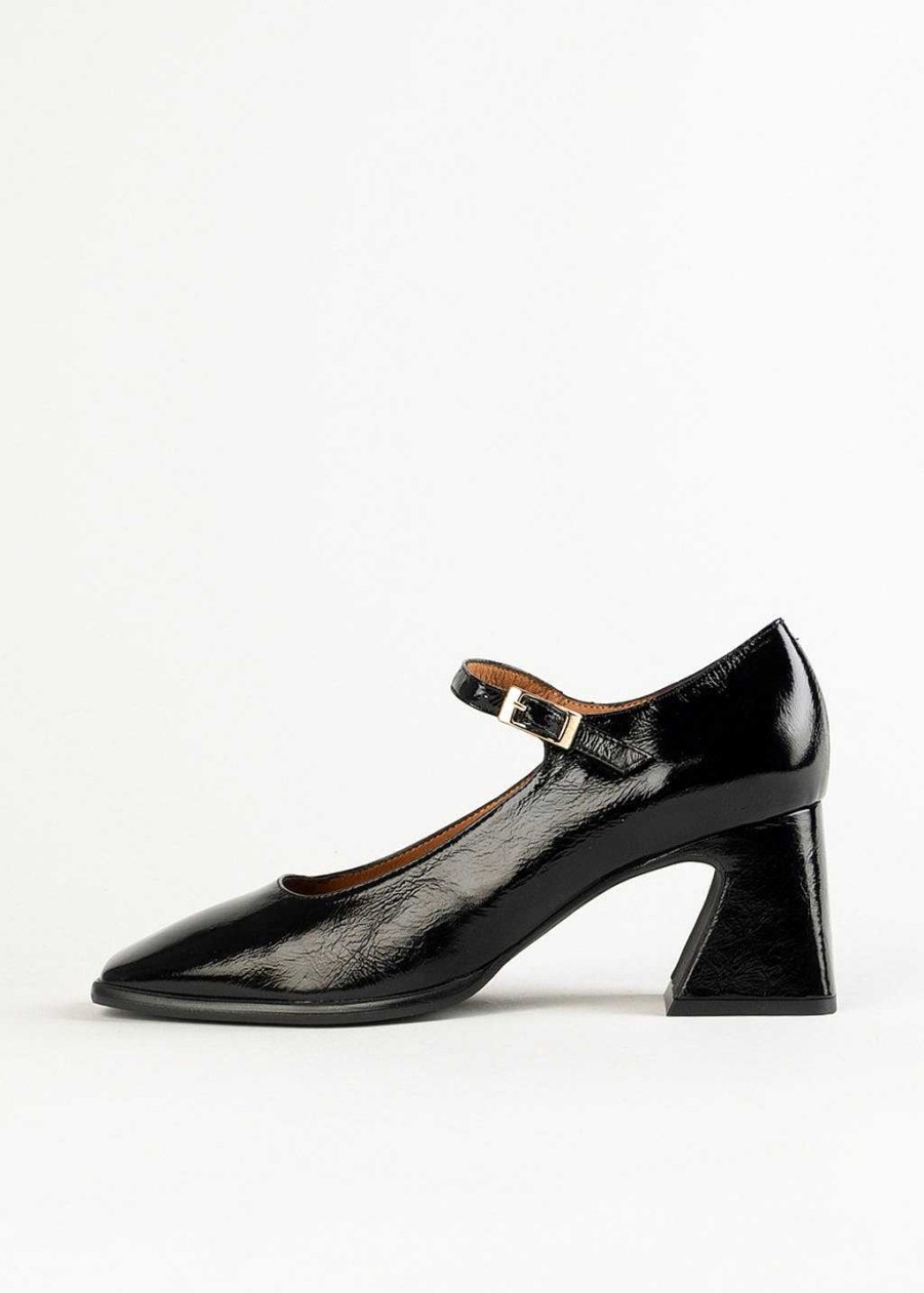 Shoes Ángel Alarcón | Patent Mary Jane Heel Black Patent