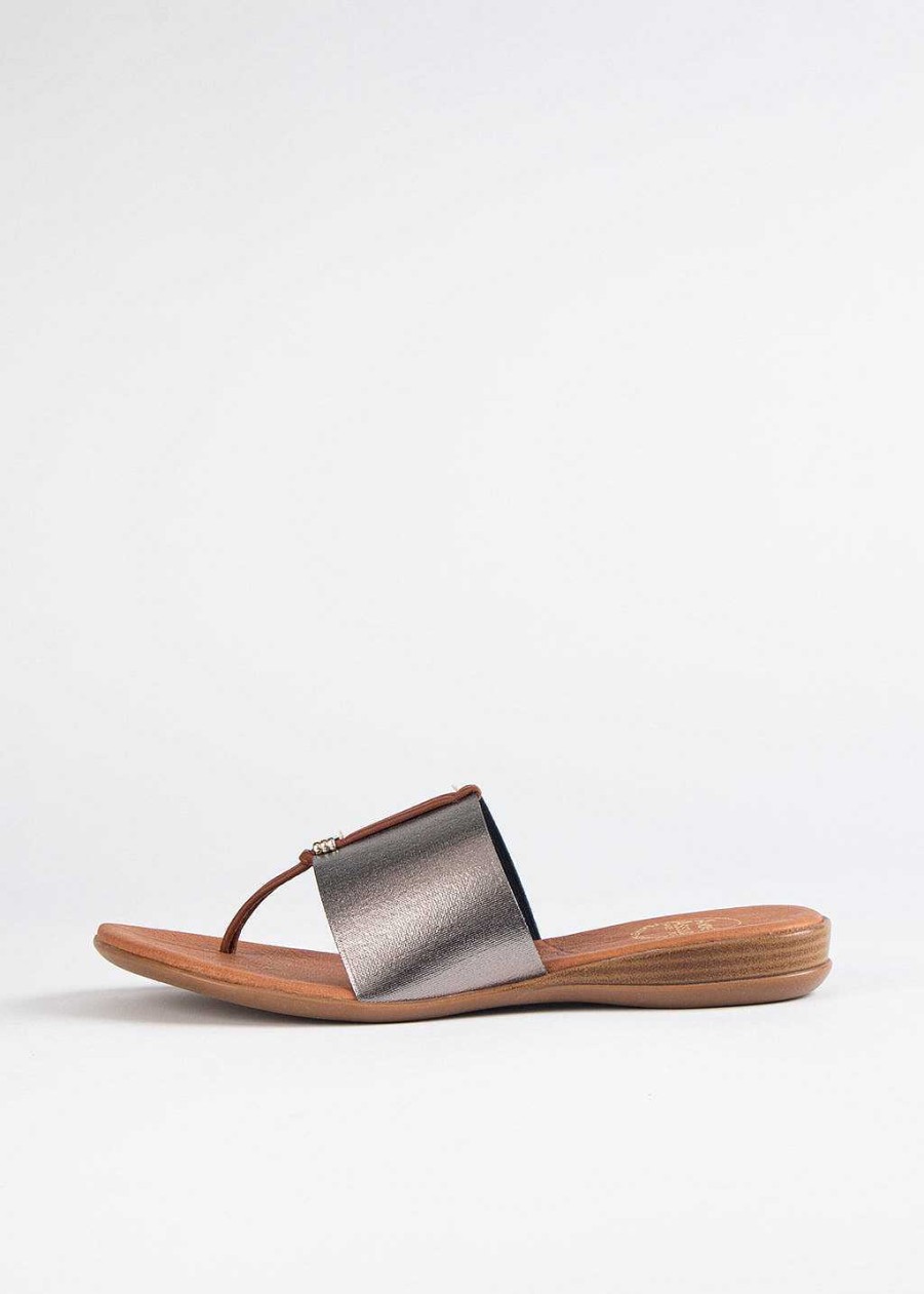 Shoes Andre Assous | Nice Slide Sandal Pewter