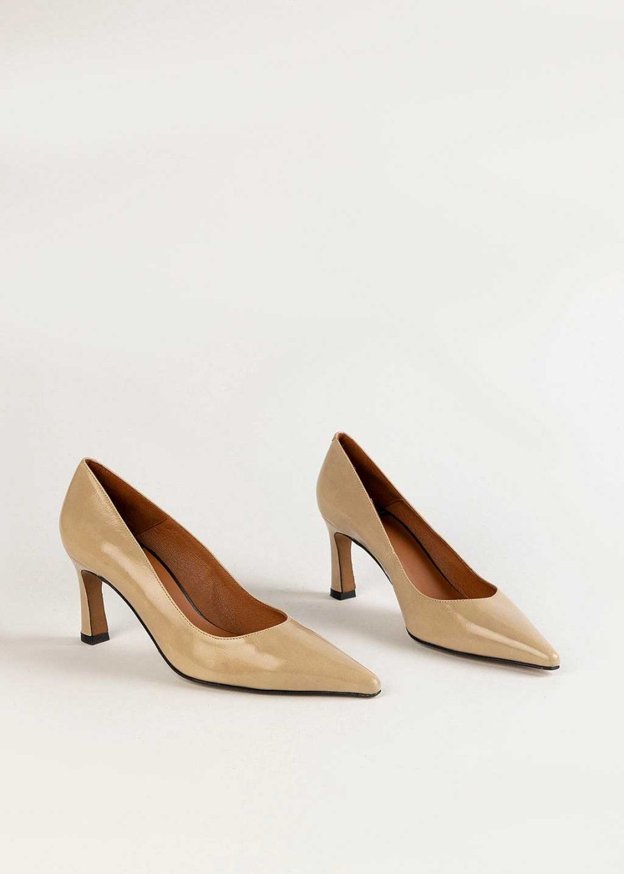 Shoes Ángel Alarcón | Patent Leather Pump Beige Patent