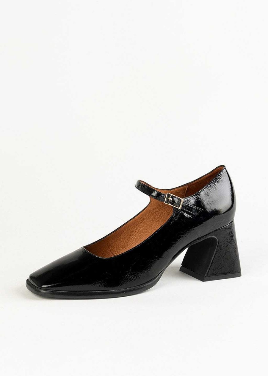 Shoes Ángel Alarcón | Patent Mary Jane Heel Black Patent