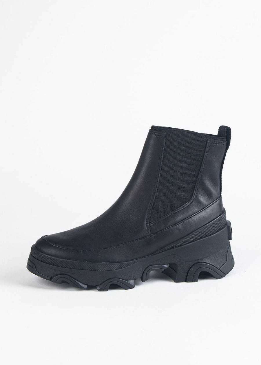 Shoes Sorel | Brex Chelsea Waterproof Boot Black Black