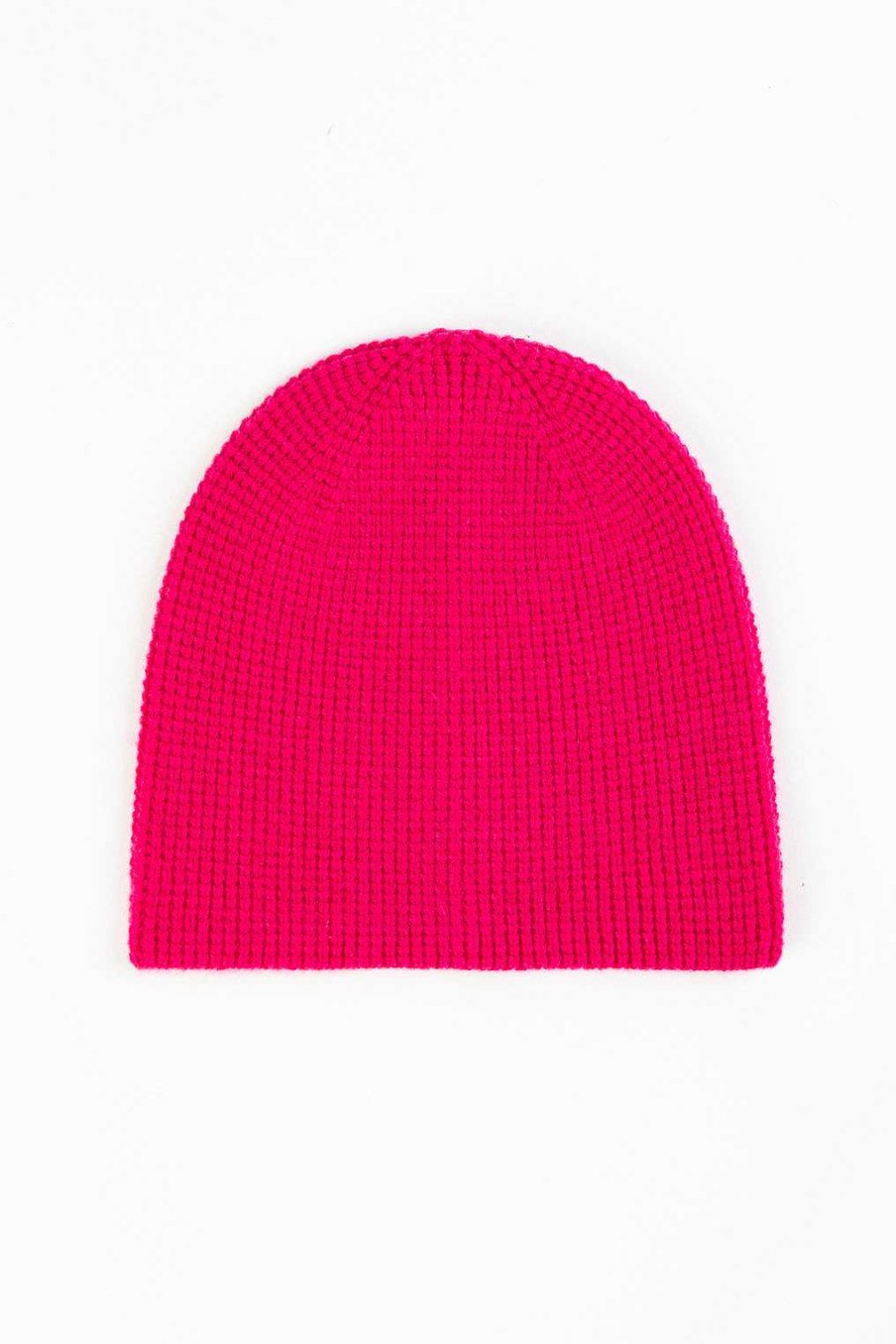 Accessories Echo | Waffle Knit Beanie Pink