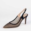 Shoes Fabio Rusconi | Nataly Slingback Pump Black Suede