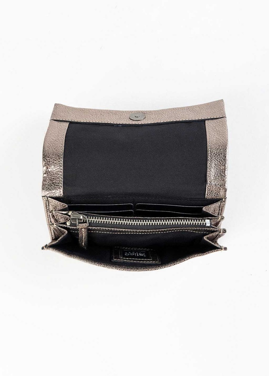 Accessories Latico | Eloise Leather Wallet Pewter