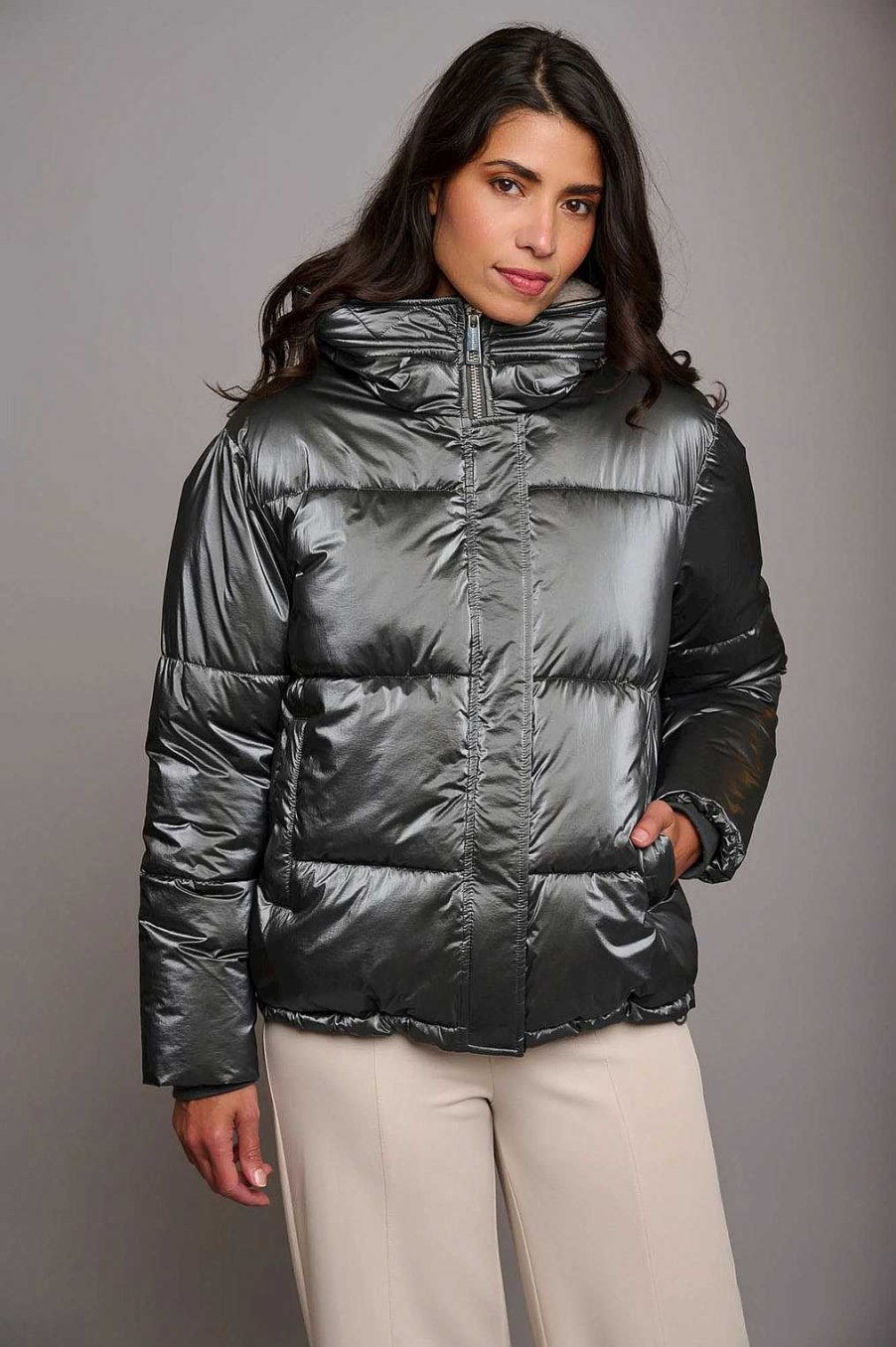 Apparel Rino&Pelle | Jacee Puffer Jacket Night