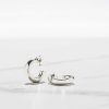 Accessories Armitage Avenue | Thick Hoop Post Silver