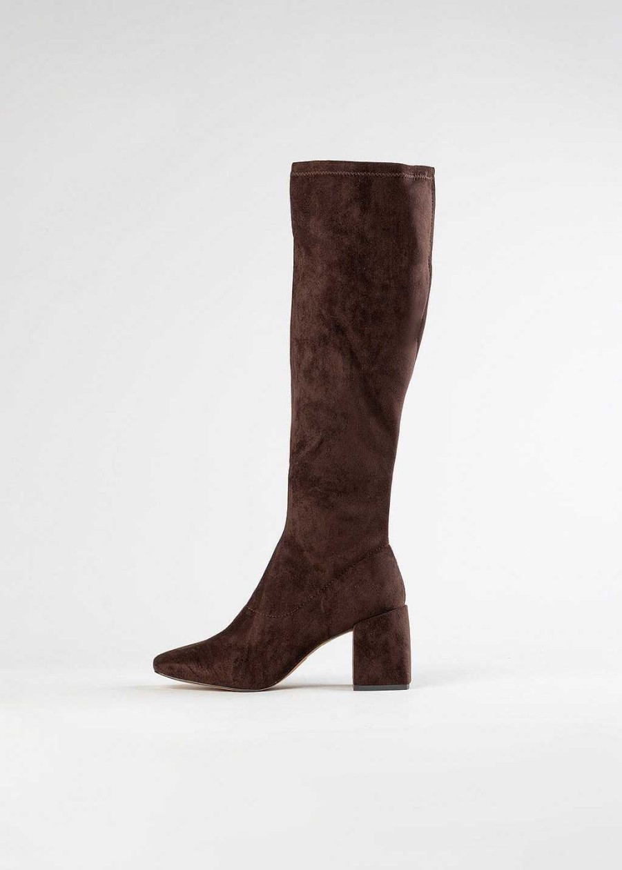 Shoes Silent D | Carolyn Tall Boot Chocolate